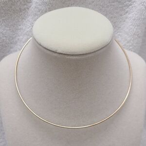 Elegant Gold Plated Choker Necklace